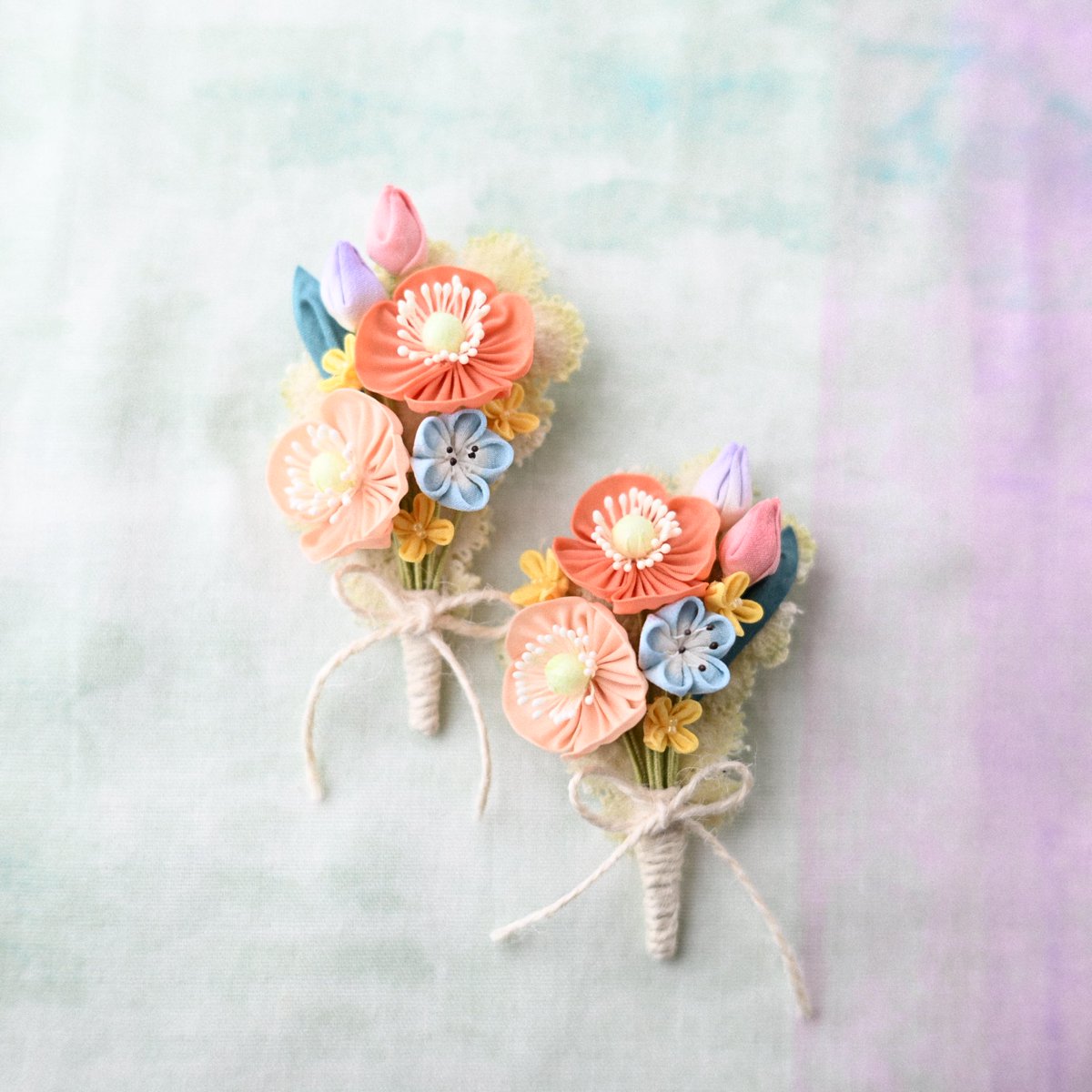 *Hanairo つまみ細工 tweet media