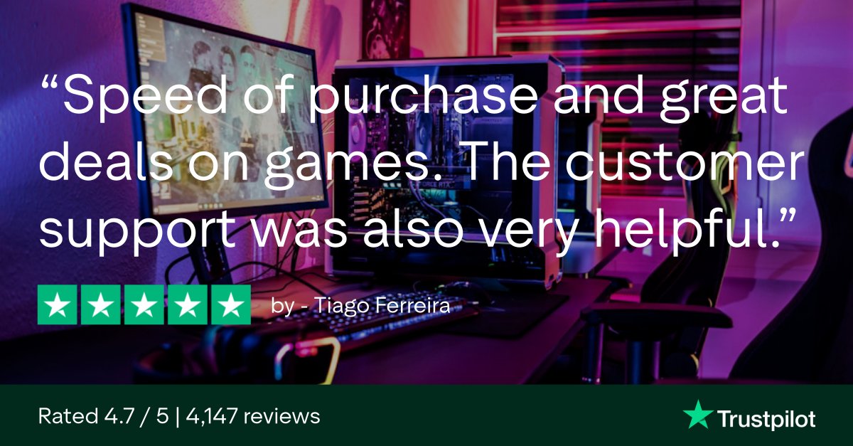 YUPLAY_COM's tweet image. Fast checkout ✅
Great deals ✅
Helpful support ✅
Which game would you grab first? 🎮
#GameDeals #5StarReview #YUPLAY