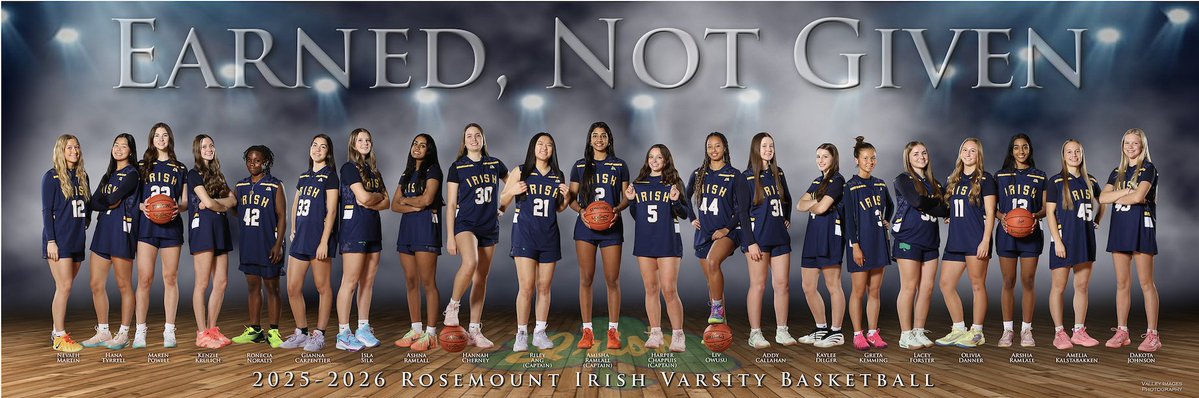LadyIrishHoops's tweet image. STATE TOURNAMENT SEMIFINALS GAME DAY  - #EarnedNotGiven #WeAreRosemount #1-0 #OurOneShiningMoment #TODAY

THEME: NEON OUT

Vs Rochester Mayo
⏱️ 8:00 pm  
📍 Williams Arena AKA THE BARN
📺 kstp.com/45tv/prep45/
🎟️ mshsl.org/tickets