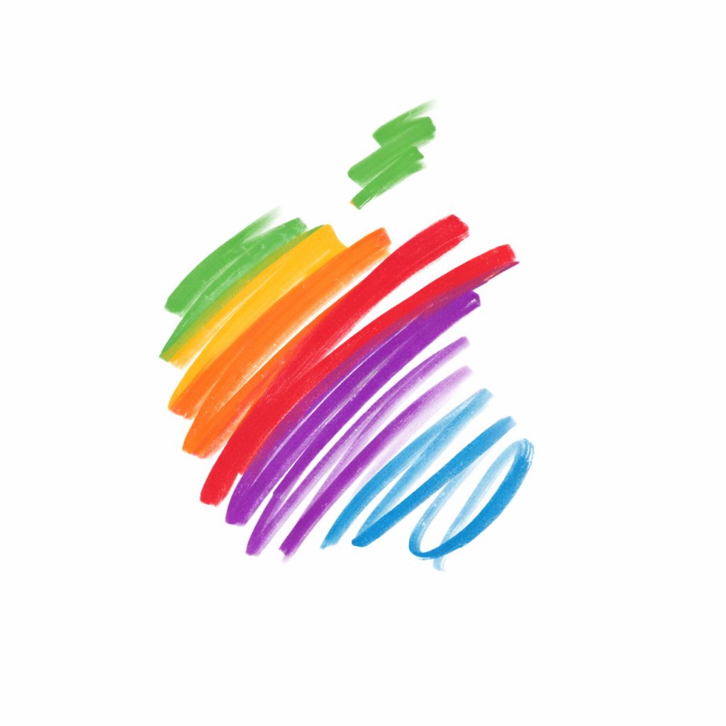 Apple has unveiled a new rainbow logo to celebrate its 50th anniversary.