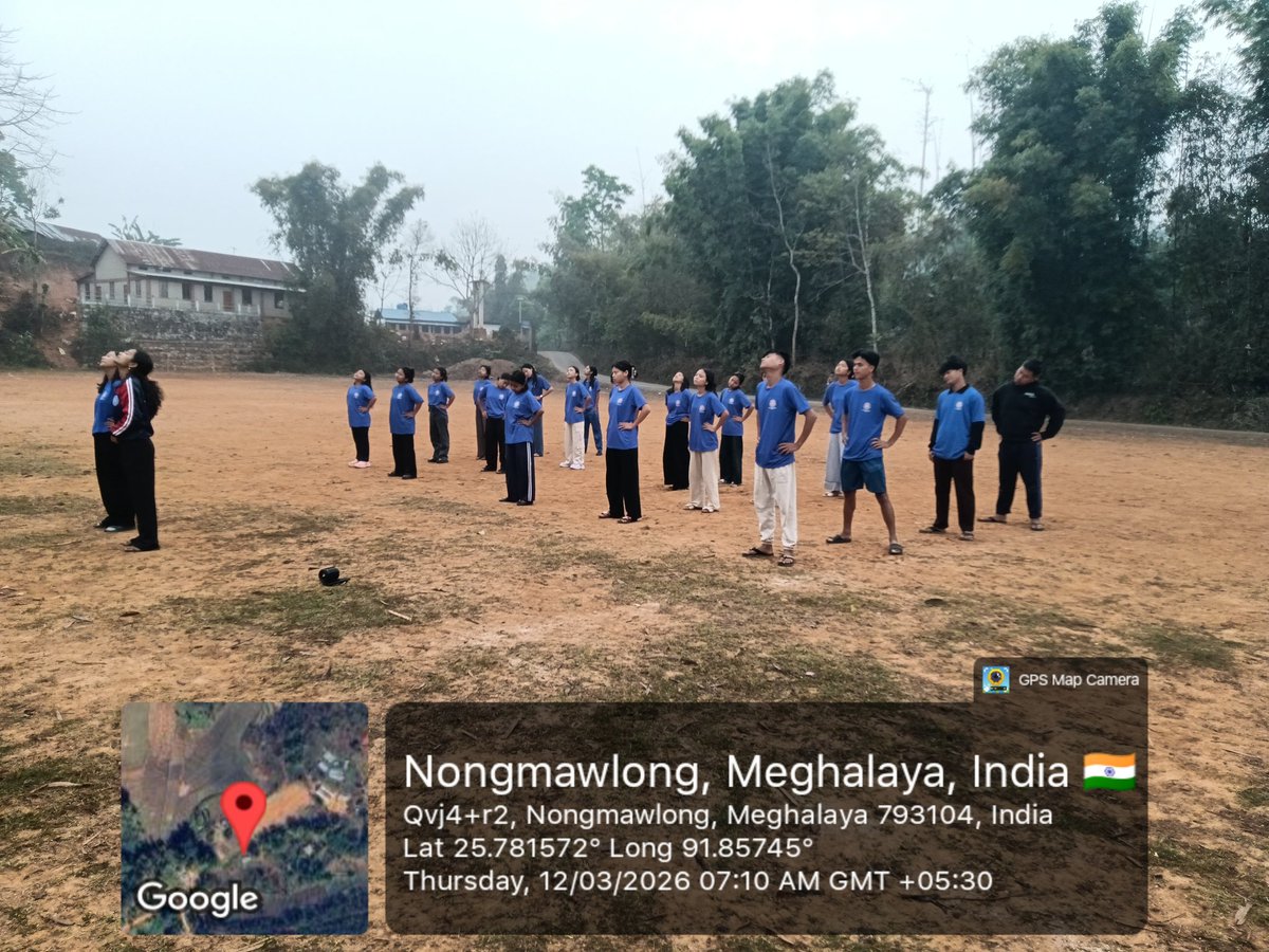 NssBalawan's tweet photo. Special Camping 2026 at Nongdewsaw Village
Zumba Session
@CellNehu @nss_rdguwahati @_NSSIndia @YASMinistry https://t.co/tpqvJ6Lpnd