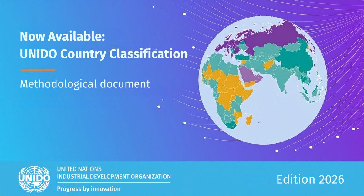 UNIDO Trends in Industrial Development & Stats tweet media