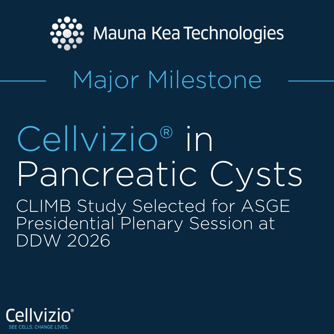 Cellvizio® by Mauna Kea Technologies tweet media