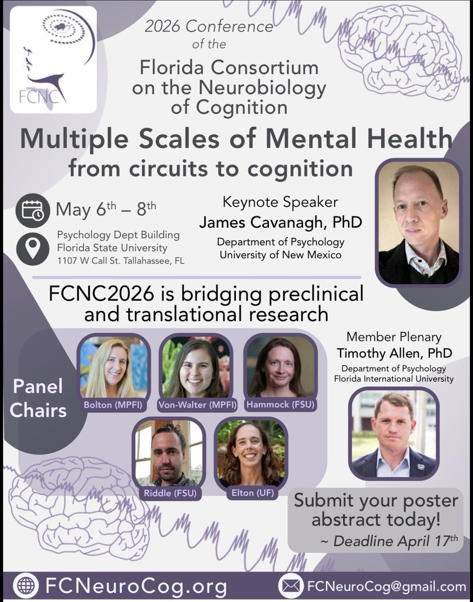 FL Consortium on the Neurobiology of Cognition (@FCNeuroCog) / Posts / X