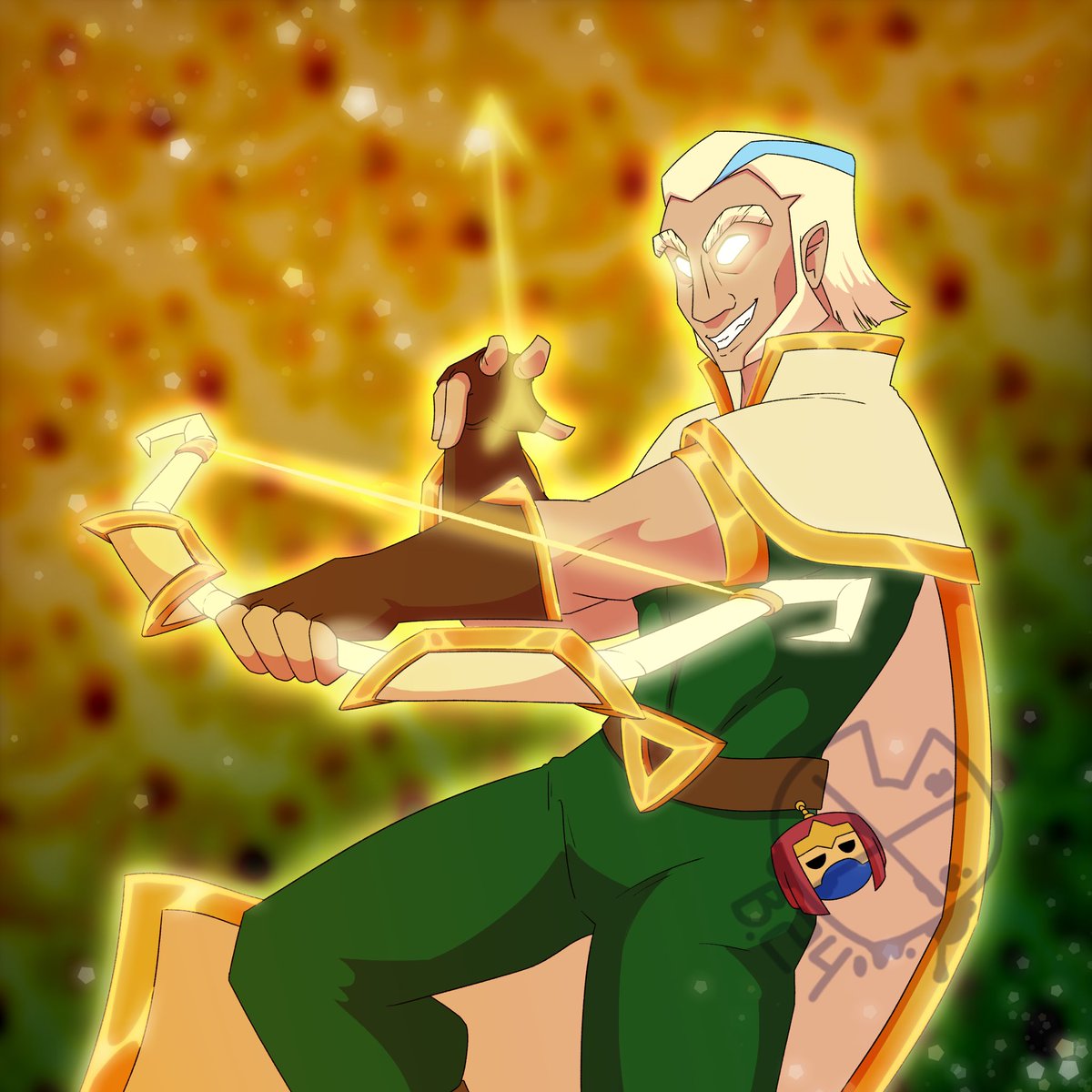 BlueNerd2's tweet photo. Hero magic archer 🏹🧝‍♂️✨
#artroyale https://t.co/a3PgKGyFB0