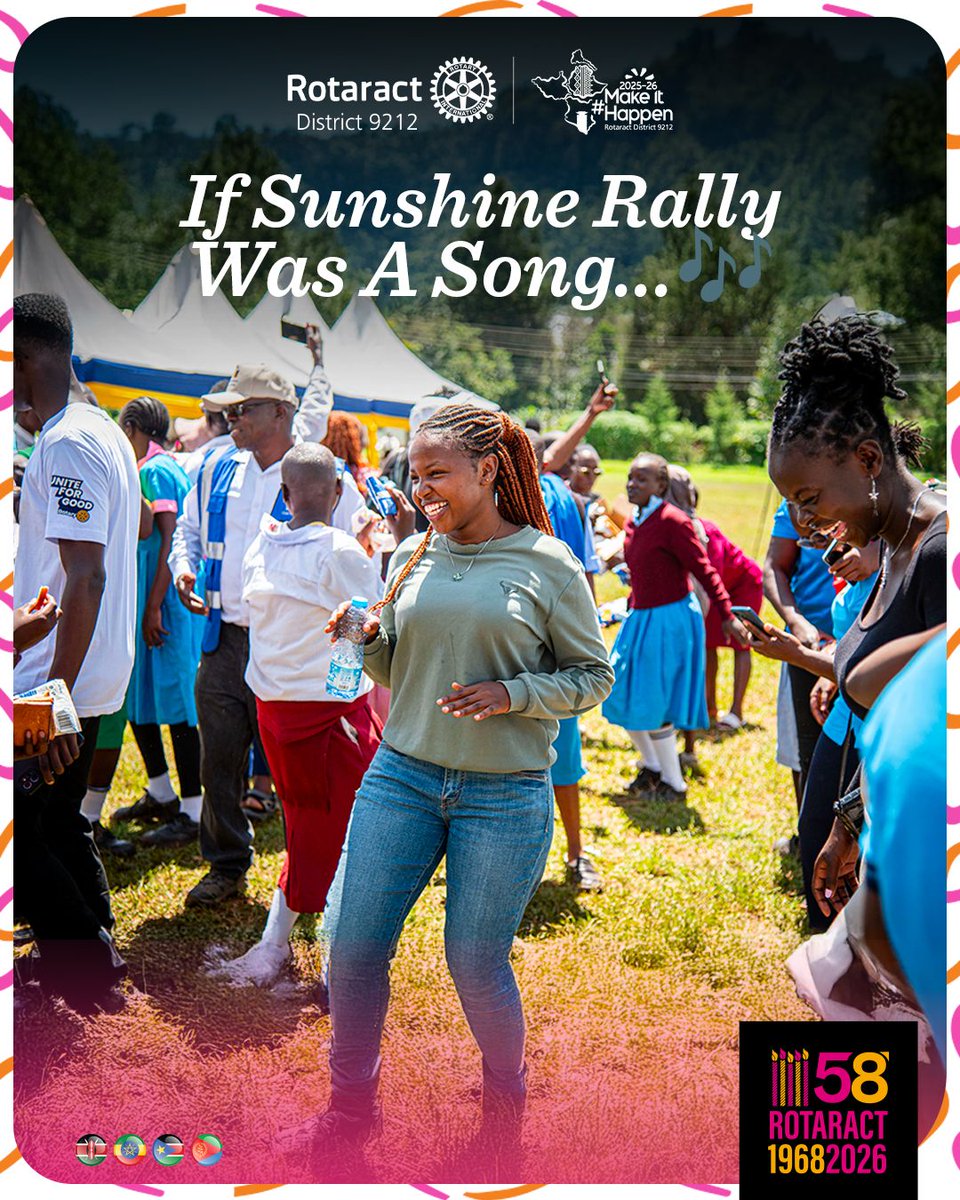 Rotaract9212's tweet photo. ☀️ Rotaractors spreading joy at the Sunshine Rally, Western Kenya Edition, supporting children who are differently abled through service and unity.
Next stop: Sunshine Rally Nairobi – 14 March 2026, Ulinzi Sports Complex. 🌞
#58YearsOfRotaract #WorldRotaractWeek #RotaractD9212 https://t.co/64jDEjrqOQ