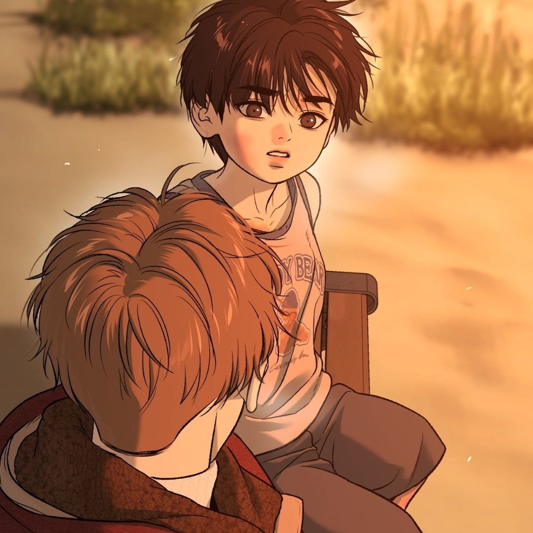 chenglianx's tweet photo. “If we'd known each other back then, I'd have said you were amazing.”

im crying 😭😭😭
#jinxmanhwa #징크스 https://t.co/nDHbYvbsFY
