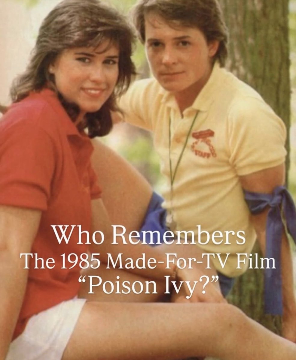 80sThen80sNow's tweet image. Starring Michael J. Fox and Nancy McKeon, “Poison Ivy” Was a Fun and Campy (No Pun Intended) Made-For-TV Film Involving a Summer Camp Counselor and Nurse Finding Love Inside of Camp Pinewood. (Located in Clifton, Maine.) 

#michaeljfox #nancymckeon #summercamp #campcounselors