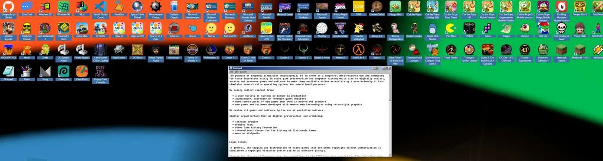 noticiasrazor's tweet image. ¿Sabías que puedes usar Windows 95, 98 y ME ahora mismo desde el navegador, sin instalar nada?

Se llama EmuOS. Tiene Doom, Pac-Man, Winamp, Clippy... y funciona en cualquier PC, Mac o Linux.

Guía completa 👇
razorman.net/emuos-v1-0-una…

#retro #informatica #nostalgia #windows95