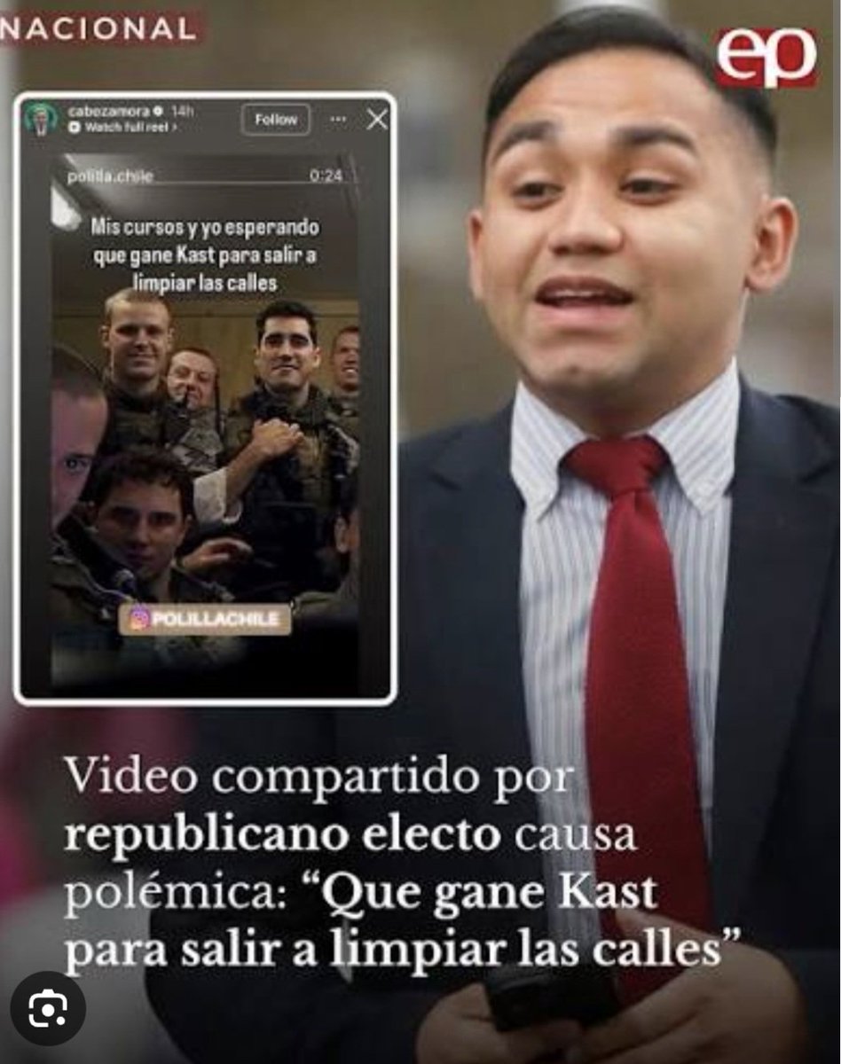 En el caso del ataque terrorista de ultraderecha en contra de Rodrigo Rojas Vade, deberían investigar a este tipo y todos sus amigos de la foto.
Recuerden que llamó a "salir a limpiar las calles".
Yo los tomaría como sujetos de interés al menos.
