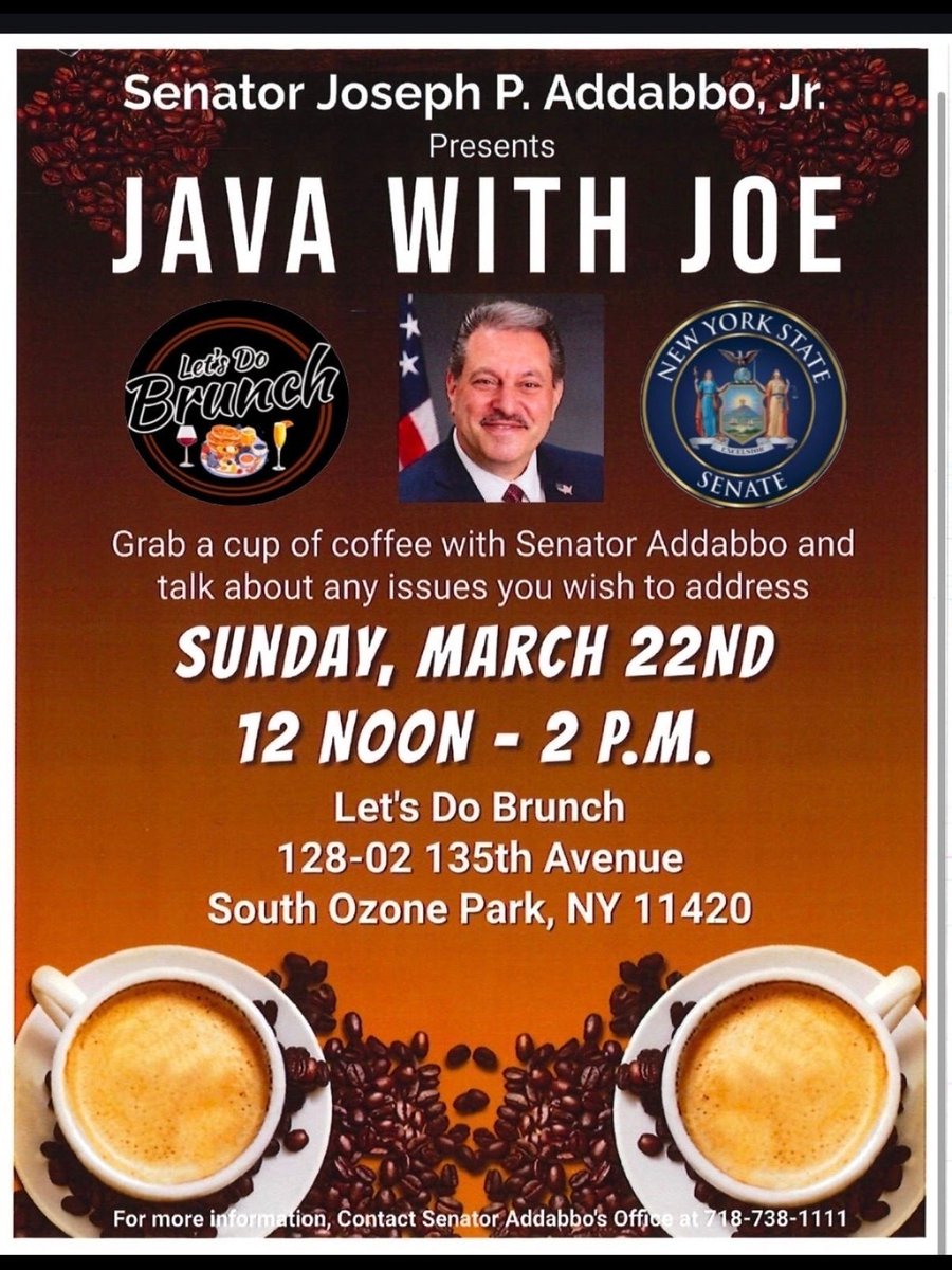 SenatorJoeAddabbo tweet media