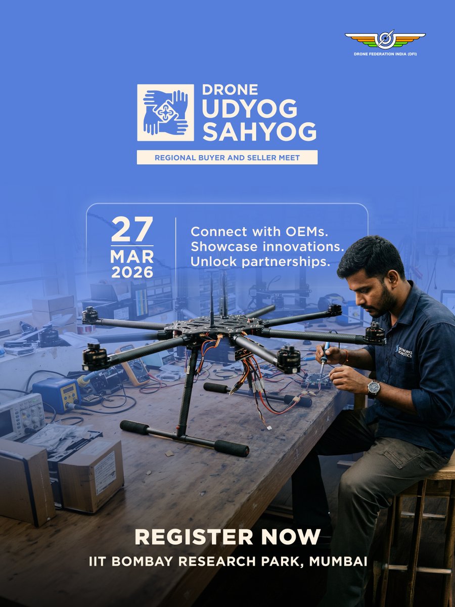 Drone Federation India (DFI) tweet media