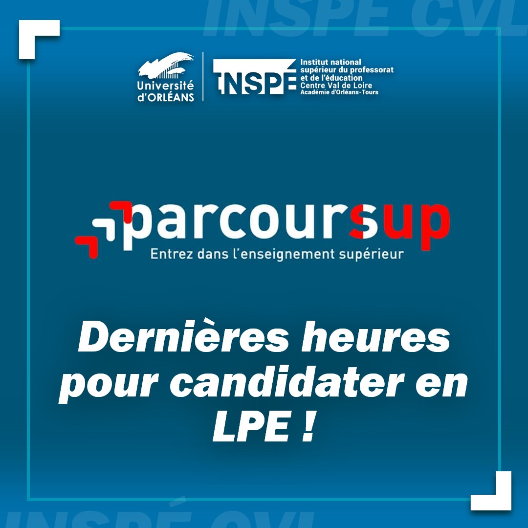 INSPÉ Centre Val de Loire tweet media