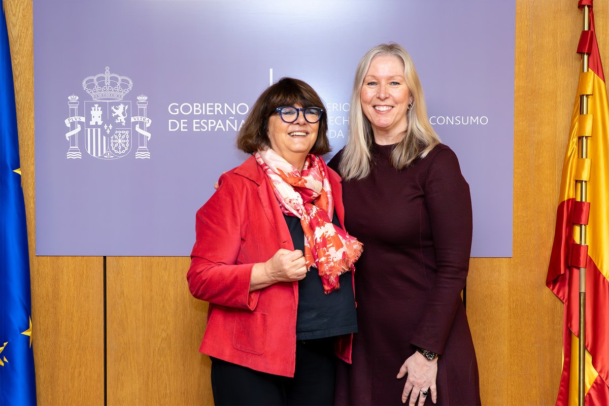3rdwcafcc's tweet photo. 🔴📢The president of the #3WCAFCC, Anne Berit Rafoss, visited the Spanish Institute for the Elderly and Social Services (#Imserso), in Madrid, where she was 👥received by the director general of the autonomous body, Mayte Sancho, and by the team in charge of organising the event. https://t.co/LQHRGSb94L