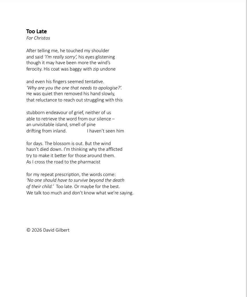 David Gilbert tweet media