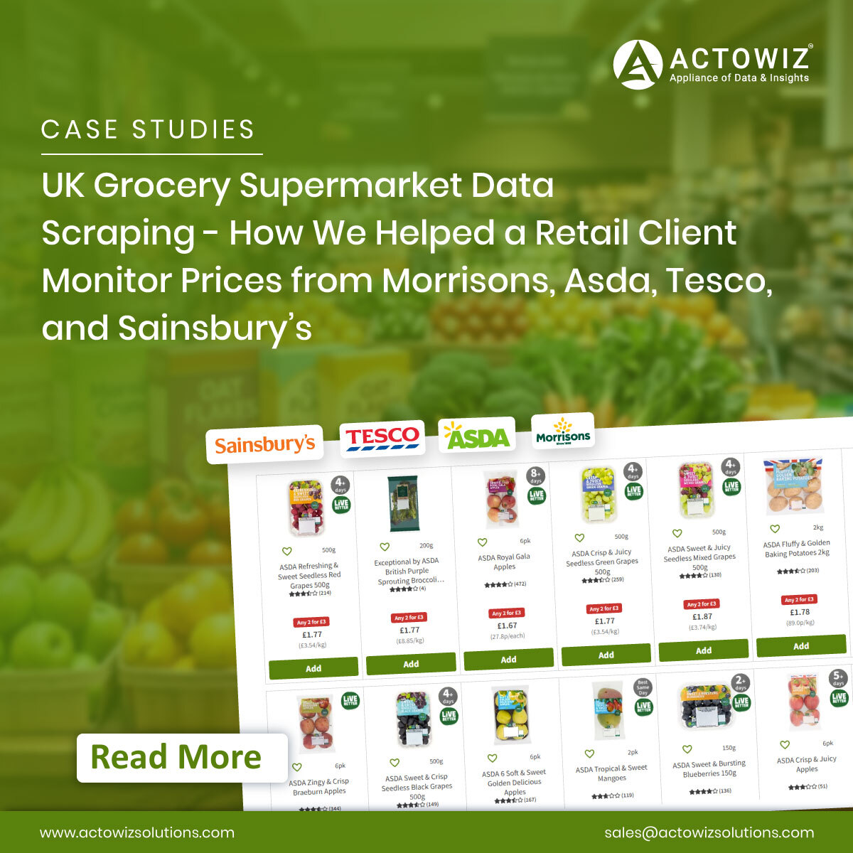 actowizsolution's tweet image. 🎬 #UKGroceryDataScraping – Monitor #SupermarketPrices for Smarter #RetailPrice Intelligence

👉 Explore More &amp;gt;&amp;gt;&amp;gt; actowizsolutions.com/uk-grocery-sup…

#MarketIntelligence #ConsumerTrends #BusinessIntelligence #DataAutomation #RealTimeData #ActowizSolutions
