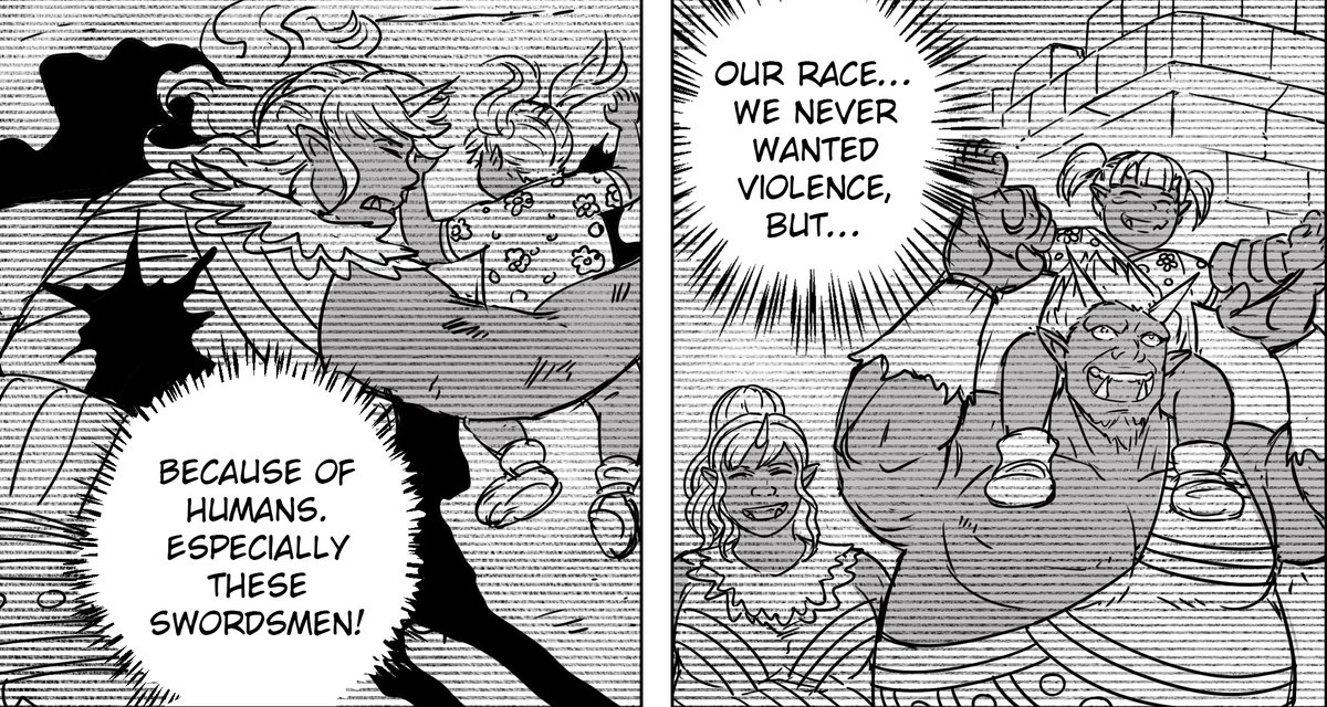 They weren’t monsters at first.
Ogres weren’t born violent.
Humans made them choose war.