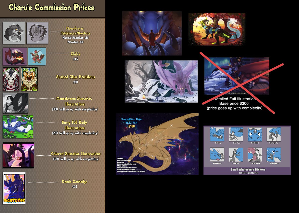 Charu (NightStar) - COMMS OPEN CHECK PINNED tweet media