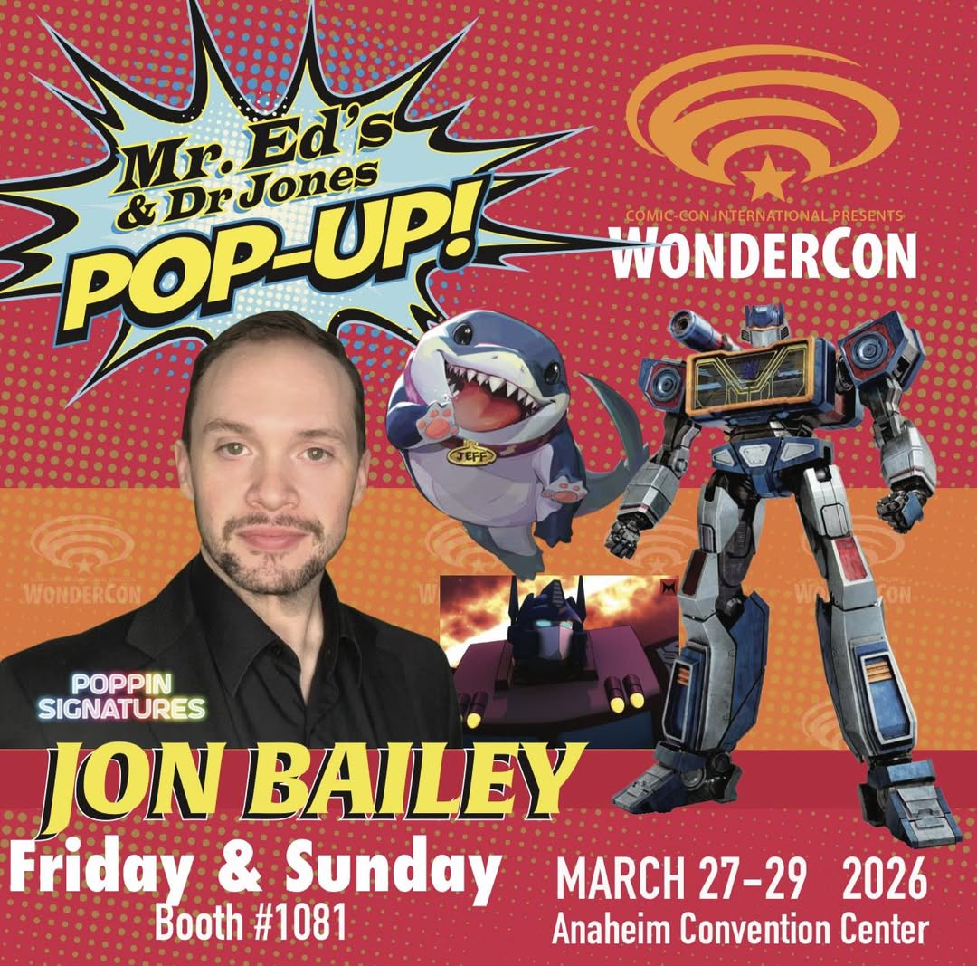 SD_Comic_Con's tweet photo. Mr. Ed's &amp; Dr. Jones POP-Up has added voice talent for #Transformers, #Robotech, #Naruto, and more to their #WonderCon lineup: https://t.co/IvWYhAmhYg https://t.co/1NPqNp1LYx
