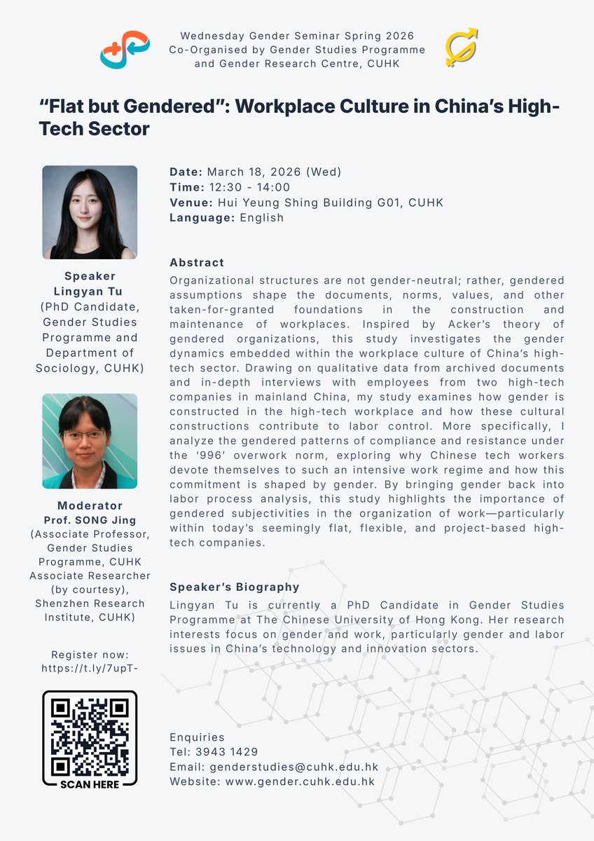 GenderStudies CUHK tweet media