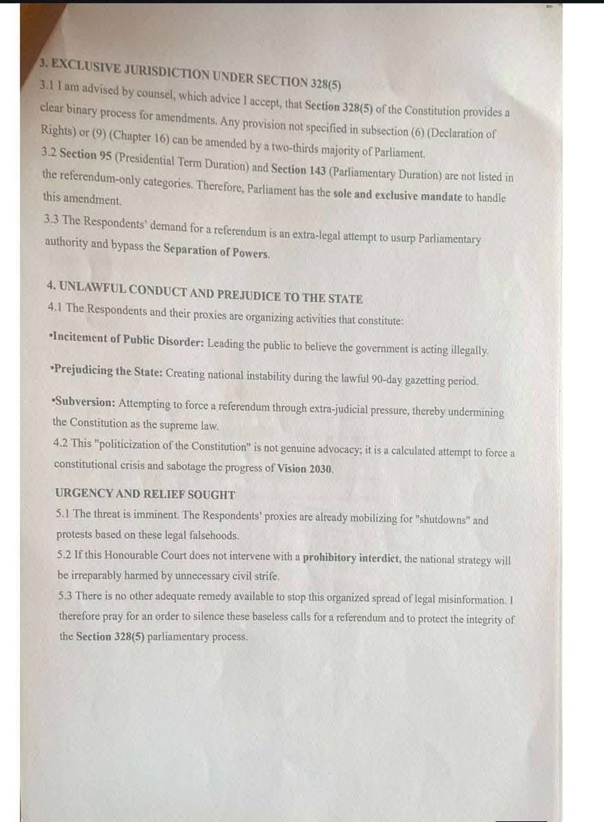 MakomboreroH's tweet photo. This is crazy but shows that ZanuPf is far from winning their 2030 agenda to extend the presidential term through constitutional Amendment Number 3.

Abusing the courts to stop the people from exercising their rights to expression is a new low for ZanuPf and it will not work.

This is a signal to amplify and intensify our #NoTo2030 resistance.