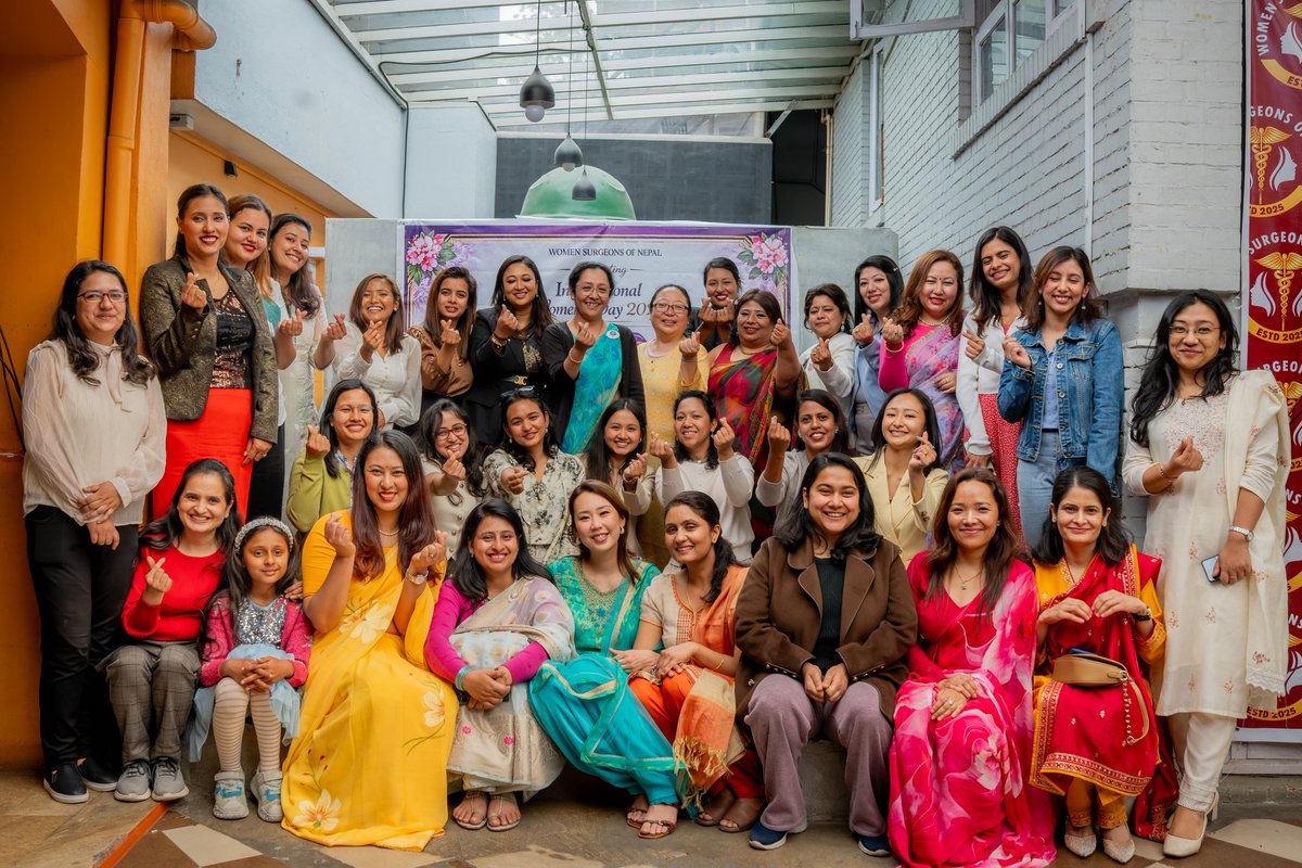 Princy_shrest's tweet photo. A surgeon doesnt have a gender but being with them makes me realise i am first a woman then a surgeon.
Women's Day with Women Surgeons of Nepal. 💫 https://t.co/4NPa5aXpQS