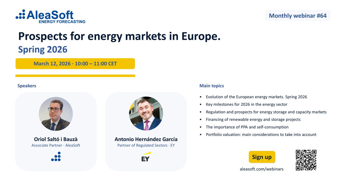 AleaSoft Energy Forecasting tweet media