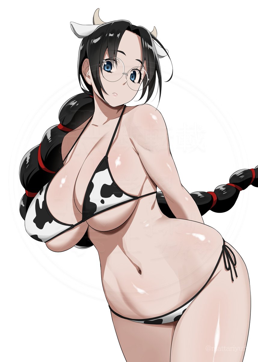 牛柄ビキニ抜雲斎ちゃん(再掲) 