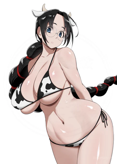 牛柄ビキニ抜雲斎ちゃん(再掲)
