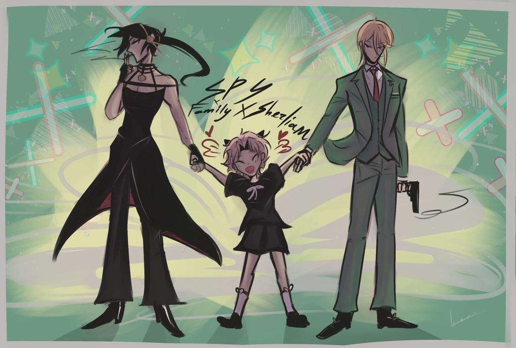 I continue to draw the Sherliam family.
#YUUMORI #sherliam #Spy_family