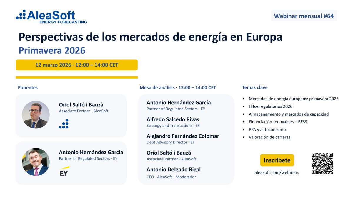 AleaSoft Energy Forecasting tweet media