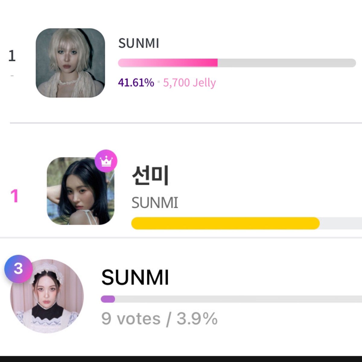 Sunmi Union tweet media