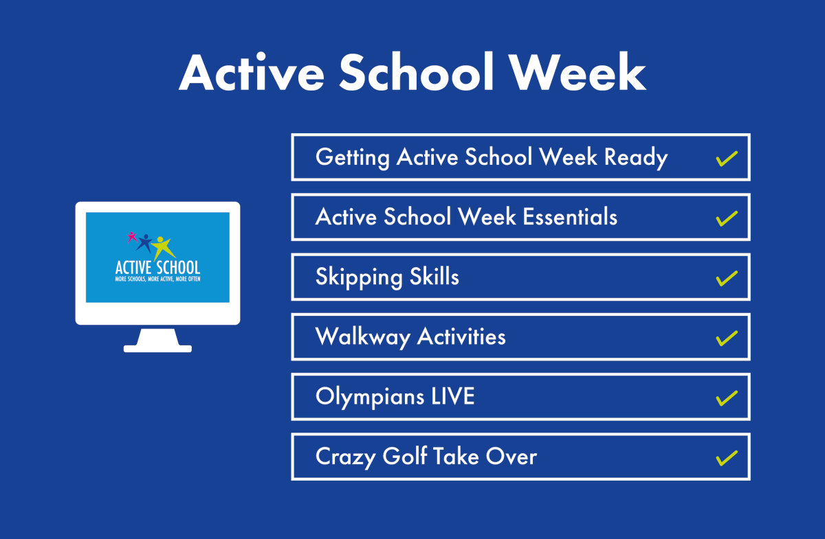 Active School Flag tweet media