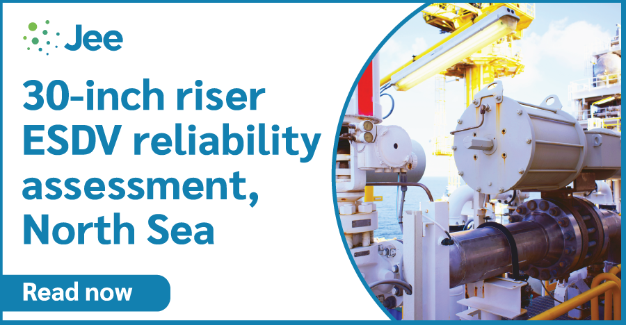 HSE looks set to tighten expectations on ESDV testing and inspection. Is your ageing import valve ready? Jee recently completed a full FMECA on a 30 inch North Sea riser ESDV giving clear risk levels and a focused maintenance roadmap. Read more eu1.hubs.ly/H0sBvLJ0 #HSE #ESDV