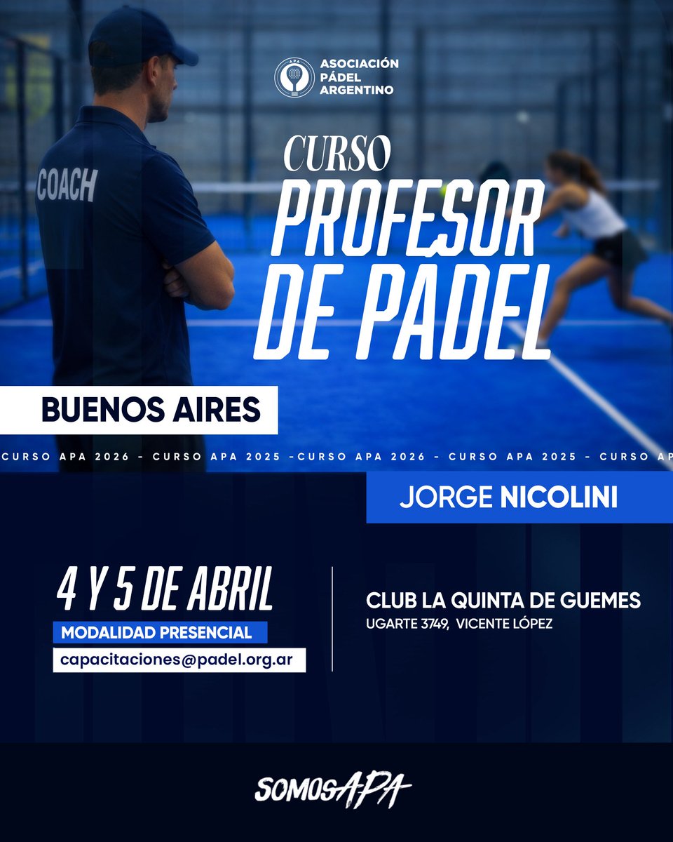 Asociación Pádel Argentino (APA) tweet media