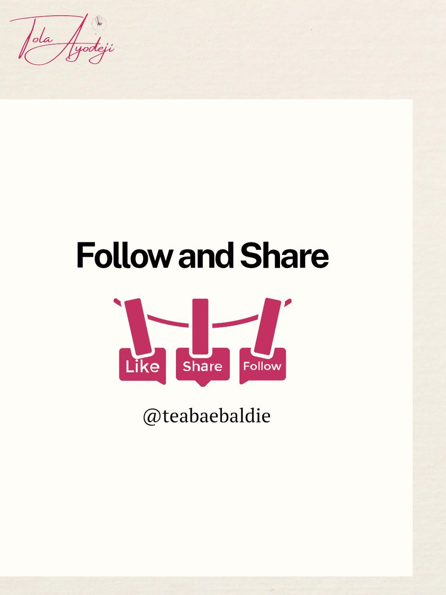 Tola Ayodeji • Keynote Speaker • Published Author tweet media