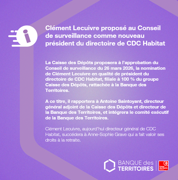 Caisse des Dépôts - Presse tweet media