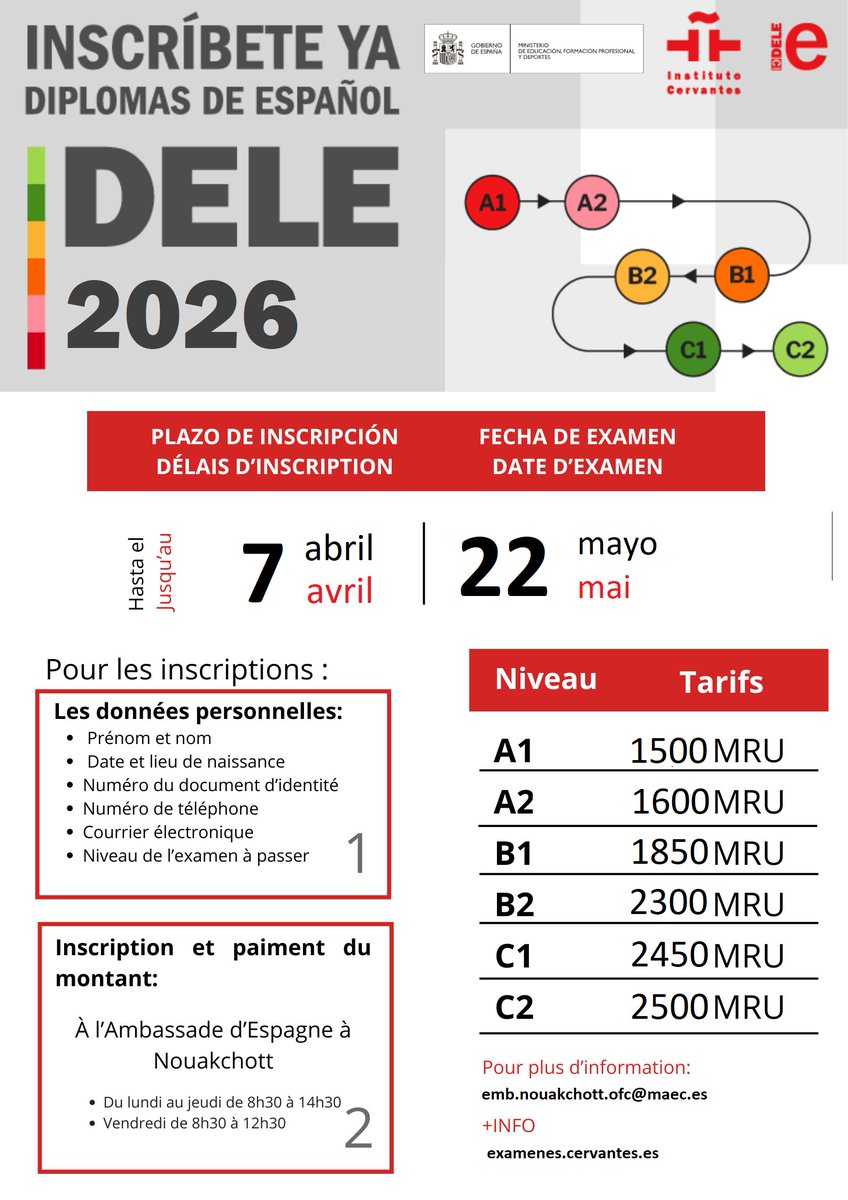 Embajada de España en Mauritania tweet media