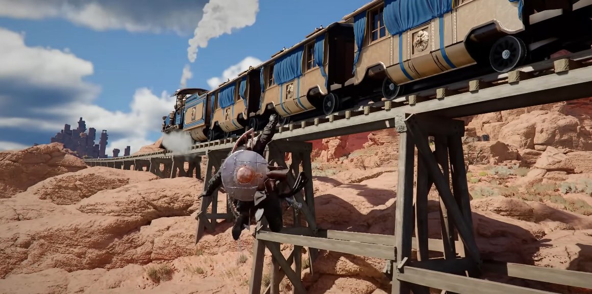 GkUmutcan85919's tweet photo. Kafayı yiyecem oyunda tren de var jetpack de var. @CrimsonDesert_ https://t.co/ErezJLHYua