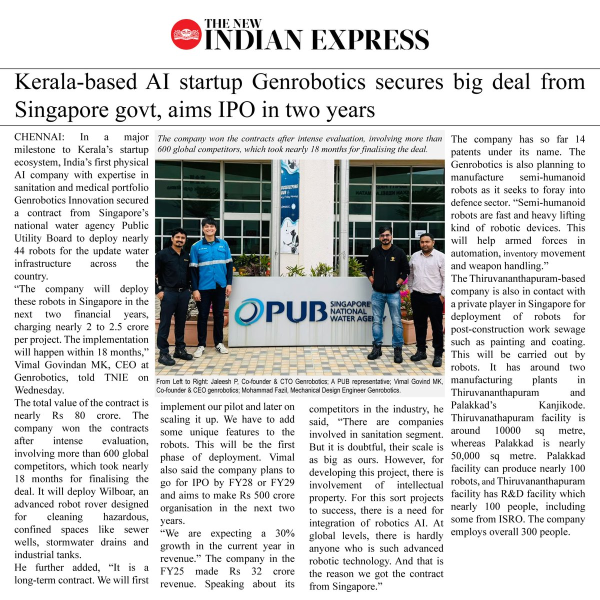 Genrobotic Innovations tweet media