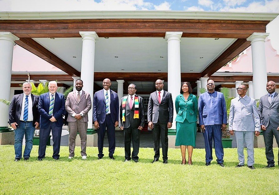 Image for the Tweet beginning: Herbert Mensah, President of Rugby