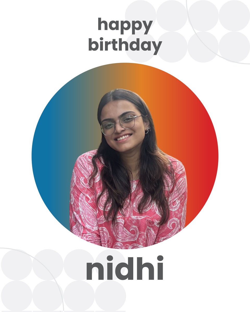 threedotdesigns's tweet image. Happy Birthday, Nidhi! 🎉
New to the design world,
already discovering creativity, coffee and last-minute ideas, with her headphones on and her creativity always playing in the background 🎧✨Keep designing and keep shining.
#3dd #graphicdesign #bday #celebration #creativestudio