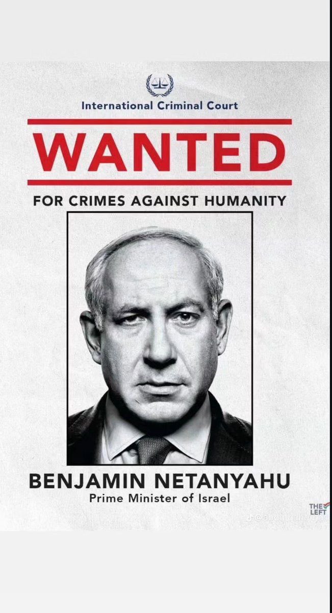 Minikothe3rd's tweet photo. Netanyahu is a war criminal, wanted by the ICC for crimes against humanity.

Waspapping and Abu are not, yet they’re being held in detention for calling him what he is. https://t.co/3le6FNRmdQ
