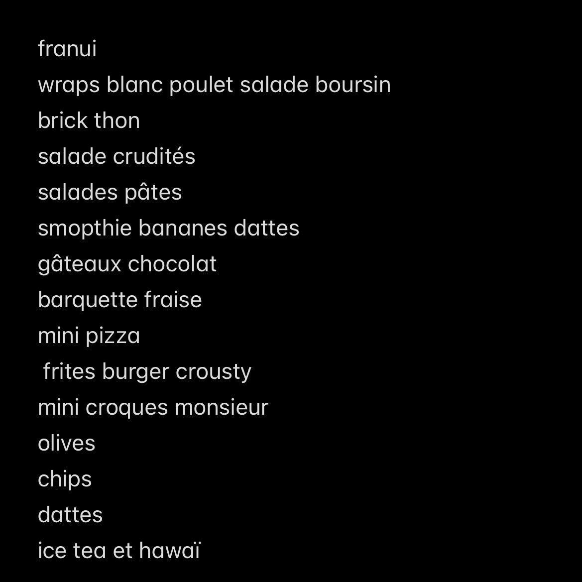 J’AI TROP HÂTE DE MON PIC NIC