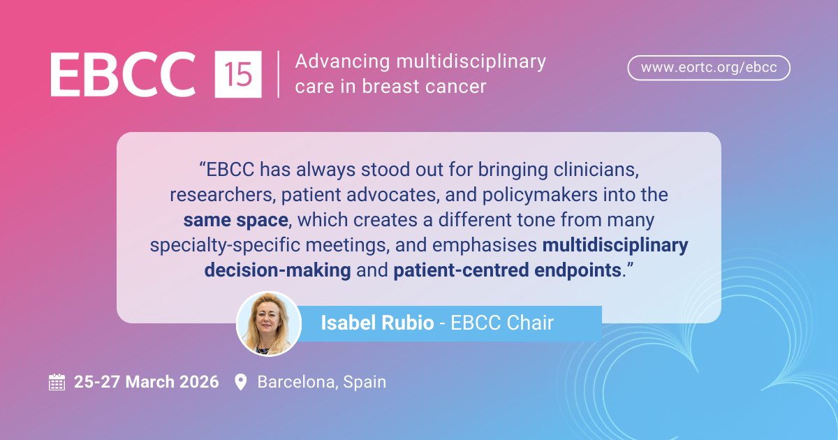 European Breast Cancer Conference (EBCC-15) tweet media