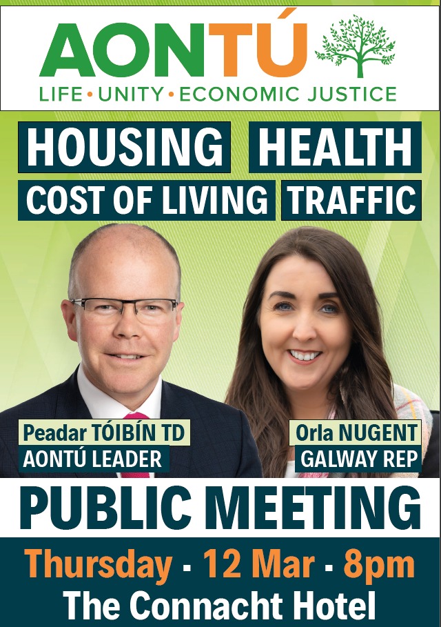Toibin1's tweet image. Don't forget, key meeting tonight 
in Galway. 

Take responsibility for your country, get active. 
#Housing 
#Health
#CostOfLiving 
#Traffic