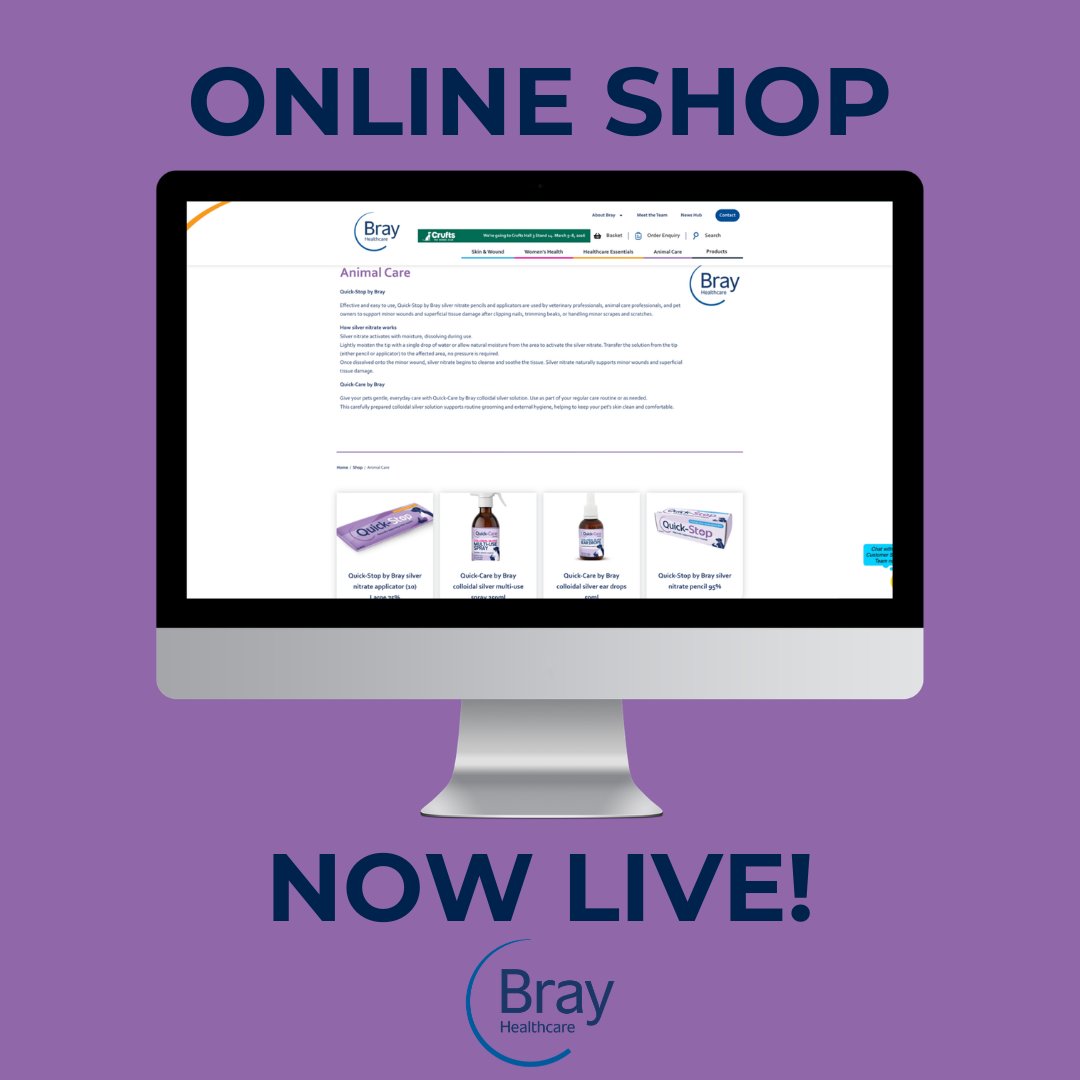 BrayGroupLtd's tweet photo. Our Online Shop is Now Live!

We’re excited to announce that the Bray Healthcare online shop for Animal Care is now live on our website.

This marks a big milestone for us - it’s the first time we’ve launched a direct-to-consumer online shop, making it easier than ever for pet owners to access our trusted products.

To celebrate the launch, we’re offering 10% off all orders placed between now and the end of April.

Simply use the code:
SHOP10

If you’d like to take a look, head over to our website and explore the new shop here: https://t.co/xe7AatbkY9

We’re really proud to make our products more accessible and look forward to seeing the online store grow.

#petcare #pethealth #brayhealthcare #onlineShop #petowners