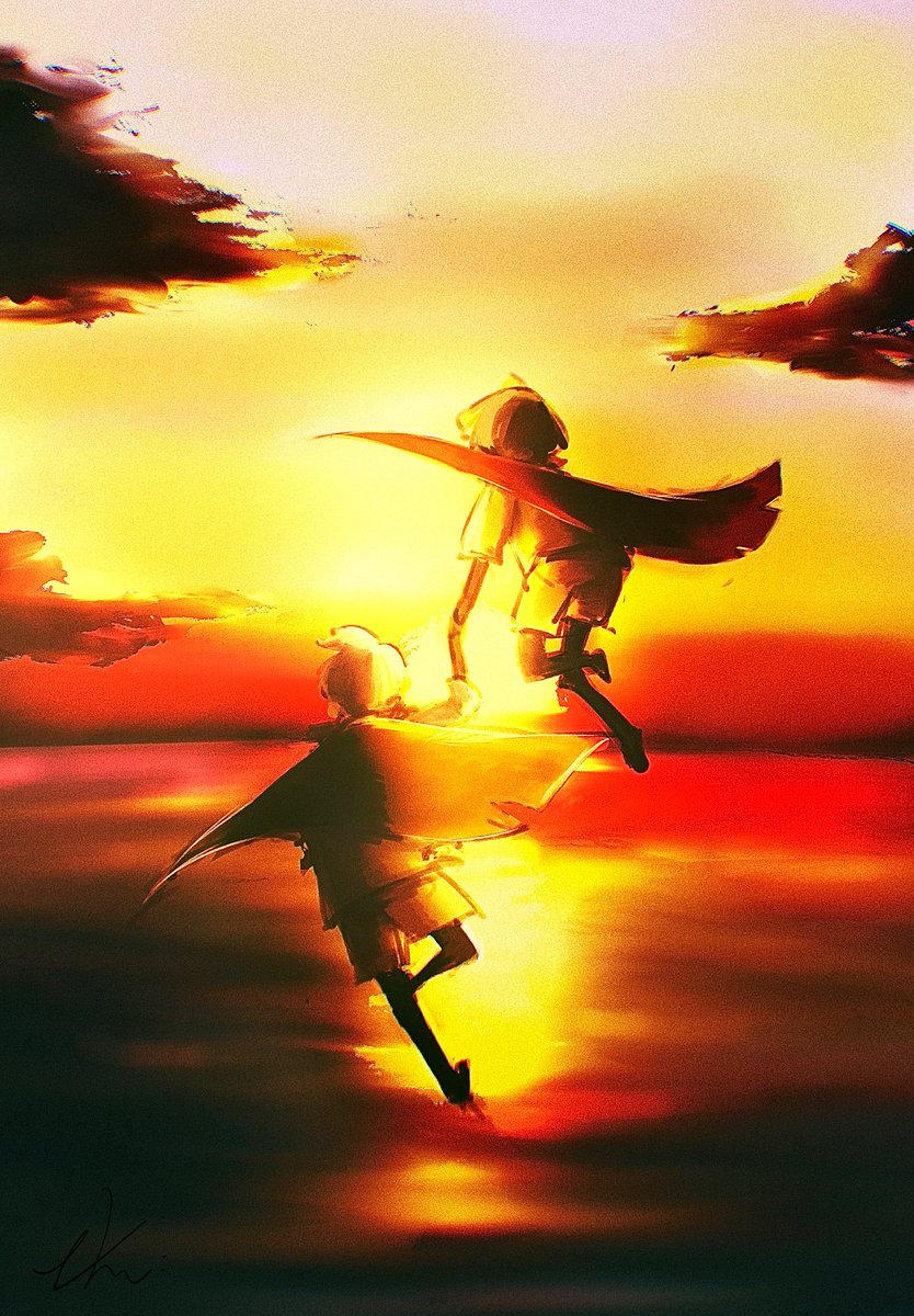 絵を描きました。