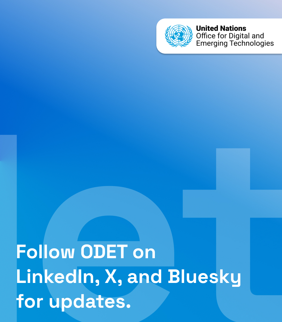 UN Office for Digital and Emerging Technologies tweet media