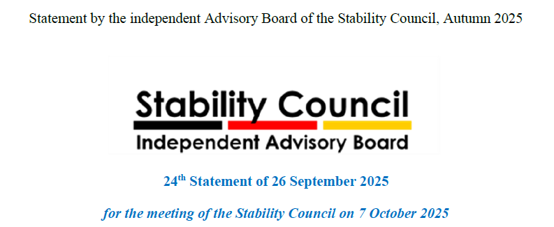 eu_ifis's tweet photo. Check out the latest statement by the 🇩🇪German Independent Advisory Board of the Stability Council!

🔍 The Advisory Board has doubts as to whether the federal government's macroeconomic and fiscal forecasts are sufficiently consistent.

READ HERE: https://t.co/WCwJ6O9eSW https://t.co/LdjJEs3DHV